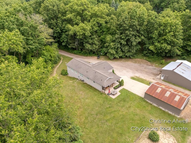 1495 Yeckley Rd, Hastings, MI 49058 - view from above of property