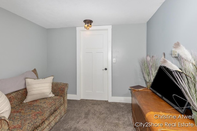 1495 Yeckley Rd, Hastings, MI 49058 - living area featuring carpet flooring and baseboards