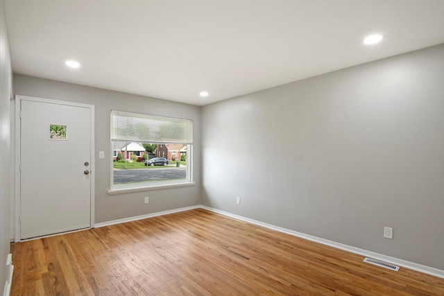 7710 Pelham Rd, Taylor, MI 48180 - entryway featuring light wood-style flooring and recessed lighting