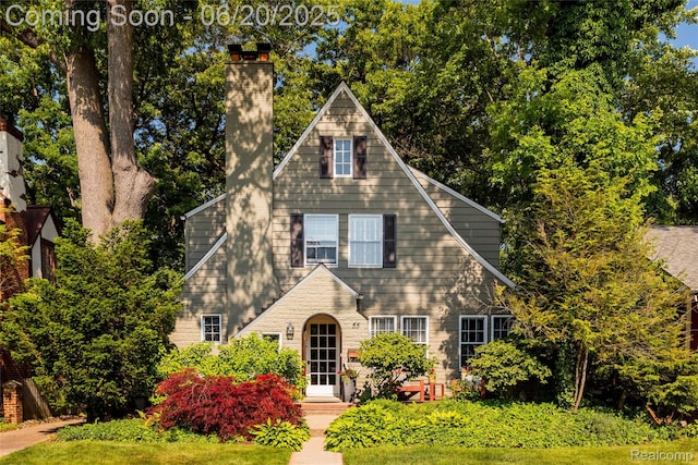 55 Oakdale Blvd, Pleasant Ridge, MI 48069 - view of front of house with a chimney