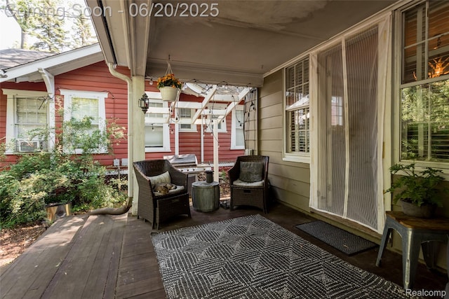 55 Oakdale Blvd, Pleasant Ridge, MI 48069 - view of wooden porch