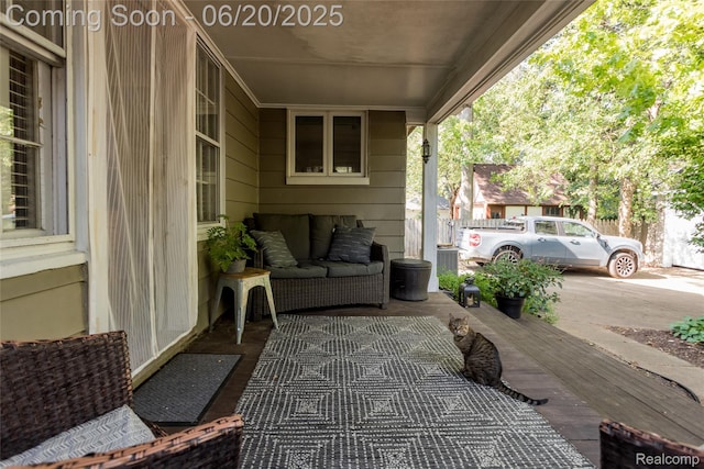 55 Oakdale Blvd, Pleasant Ridge, MI 48069 - view of patio with an outdoor hangout area