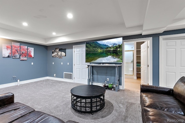 429 Hawk High Hill Rd, Metamora, MI 48455 - living area with carpet floors and recessed lighting