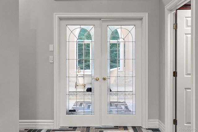 429 Hawk High Hill Rd, Metamora, MI 48455 - doorway with french doors