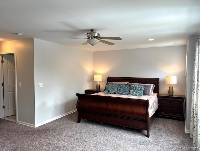 23540 Wilson Ave, Dearborn, MI 48128 - carpeted bedroom with baseboards and ceiling fan