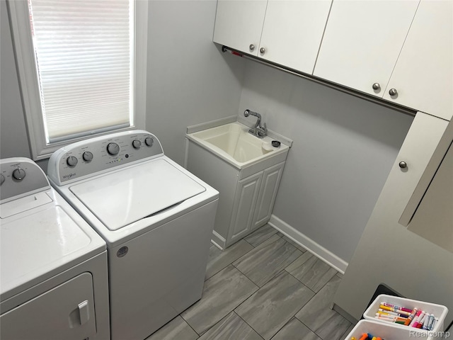 23540 Wilson Ave, Dearborn, MI 48128 - washroom featuring washing machine and clothes dryer and cabinet space