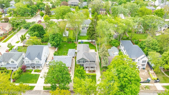 2534 Buckingham Ave, Birmingham, MI 48009 - aerial perspective of suburban area