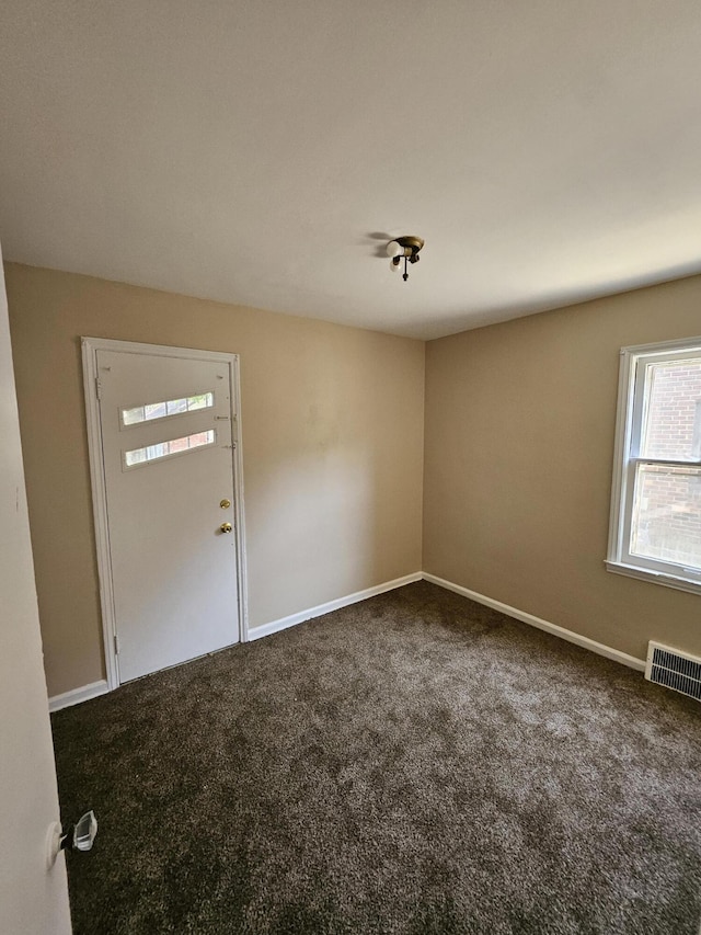 18242 Mendota St, Detroit, MI 48221 - entrance foyer with healthy amount of natural light and carpet