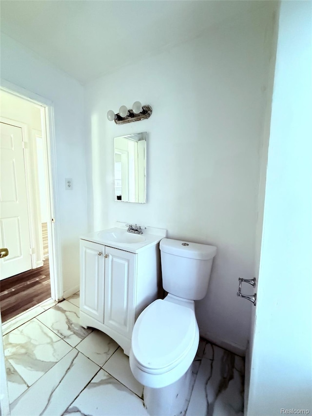 9941 Minock St, Detroit, MI 48228 - bathroom with marble finish flooring and vanity