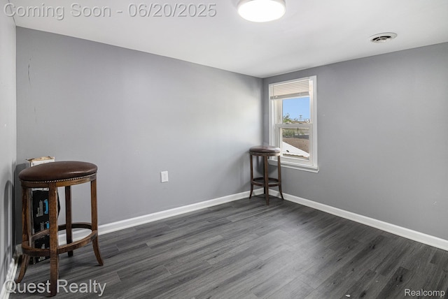 20863 Garden Ln, Ferndale, MI 48220 - spare room with dark wood finished floors and baseboards