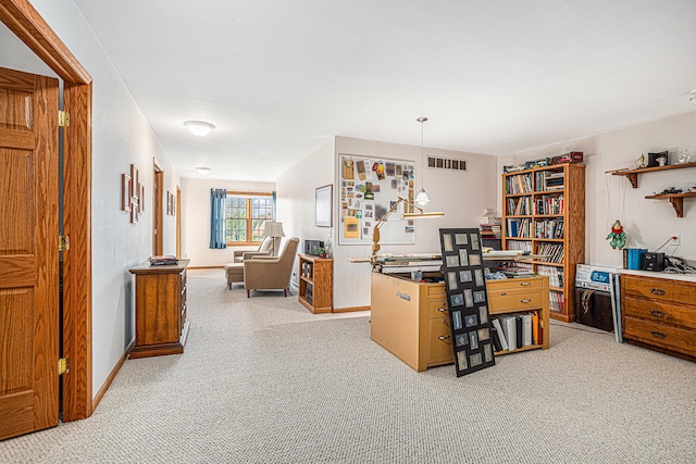 11683 Fair Lk, Delton, MI 49046 - office space featuring light colored carpet and baseboards