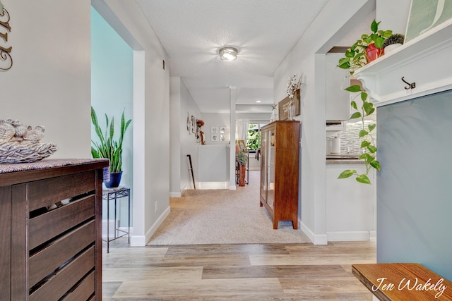 278 Caravan Rd, Norton Shores, MI 49441 - hall featuring light wood-type flooring and baseboards