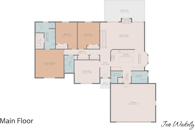 278 Caravan Rd, Norton Shores, MI 49441 - view of room layout