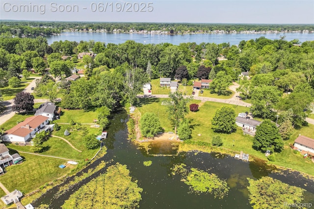 12260 Dollar Lake Dr, Fenton, MI 48430 - aerial view of property's location with a nearby body of water