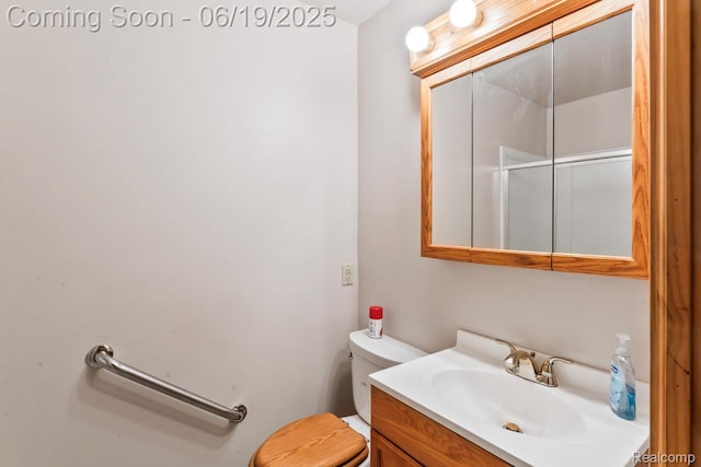 12260 Dollar Lake Dr, Fenton, MI 48430 - full bathroom with vanity and a shower with shower door