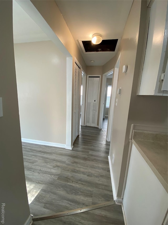 11236 Studebaker Ave, Warren, MI 48089 - corridor with baseboards and wood finished floors