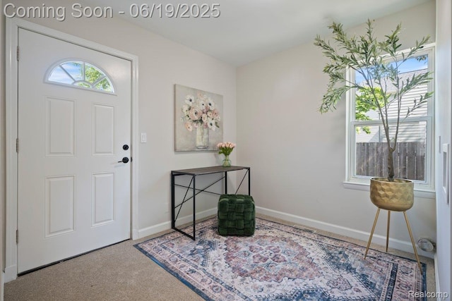 2755 Royal Ave, Berkley, MI 48072 - carpeted entryway with baseboards