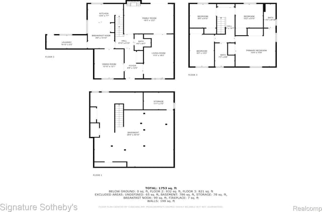 23719 Wendy Ln, Southfield, MI 48075 - view of floor plan / room layout