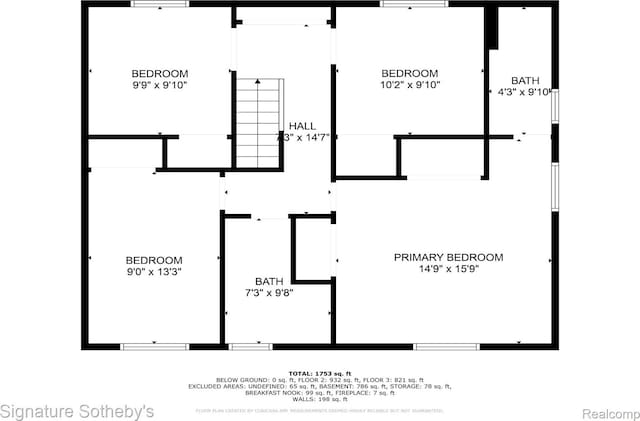 23719 Wendy Ln, Southfield, MI 48075 - view of home floor plan