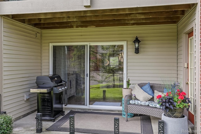 28185 Carlton Way Dr, Novi, MI 48377 - view of patio / terrace featuring area for grilling