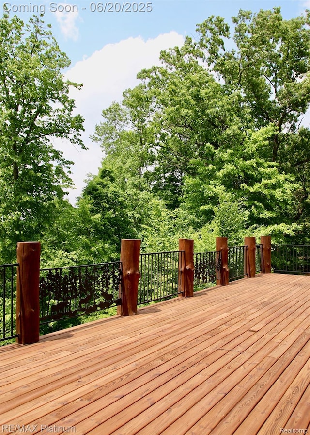 3199 N Loop Ct, Middleville, MI 49333 - view of wooden terrace