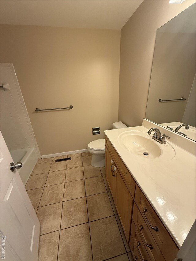 6352 Laurentian Ct, Flint, MI 48532 - bathroom featuring vanity and tile patterned flooring