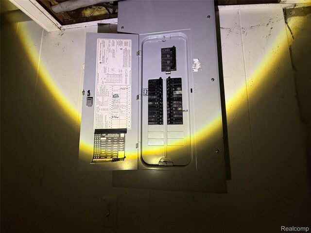 6456 W Court St, Flint, MI 48532 - utility room with electric panel