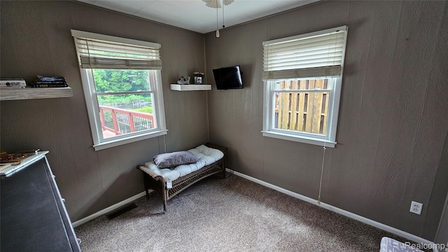 3900 Hillcrest, Highland, MI 48356 - living area with carpet