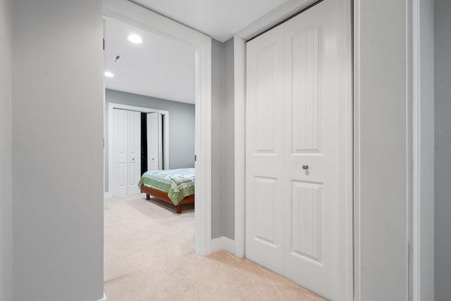 855 Cooks Crossing Dr SE, Byron Center, MI 49315 - hall featuring light colored carpet and recessed lighting