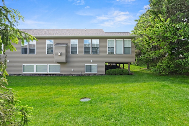 855 Cooks Crossing Dr SE, Byron Center, MI 49315 - rear view of property featuring a yard