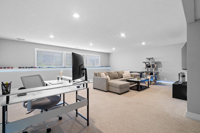 855 Cooks Crossing Dr SE, Byron Center, MI 49315 - office space with light carpet and recessed lighting