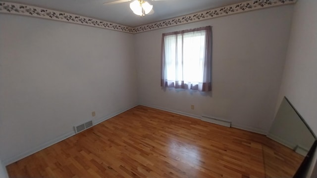 5037 Old Colony Rd, Portage, MI 49024 - unfurnished room featuring light wood-type flooring and ceiling fan