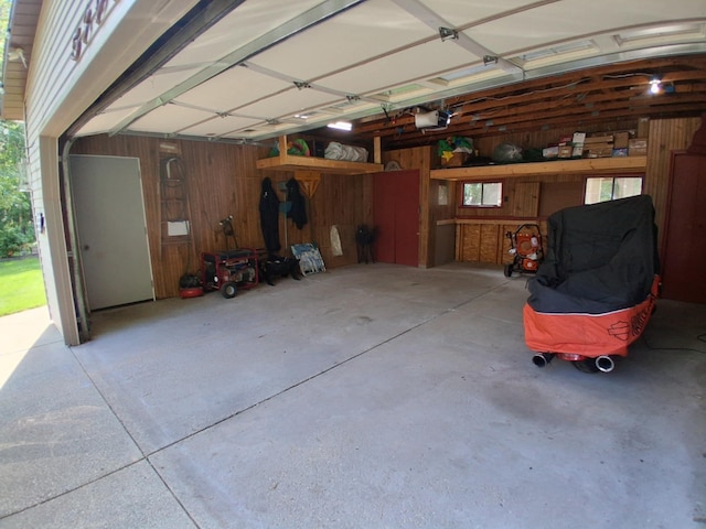 5397 E 80th St, Newaygo, MI 49337 - garage featuring a garage door opener