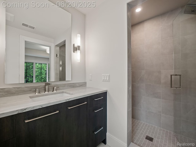 1120 Lyonhurst St, Birmingham, MI 48009 - bathroom with vanity and a stall shower