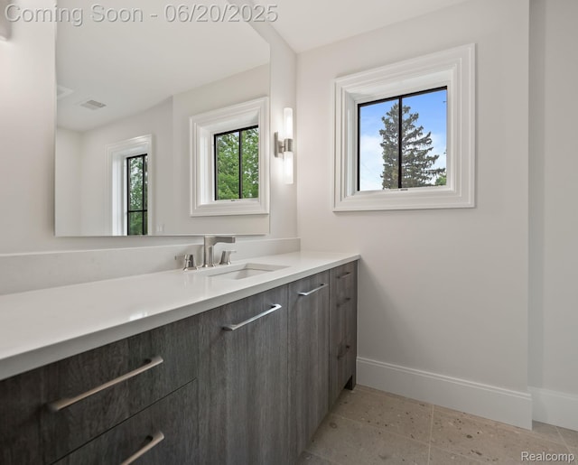 1120 Lyonhurst St, Birmingham, MI 48009 - bathroom with baseboards and vanity