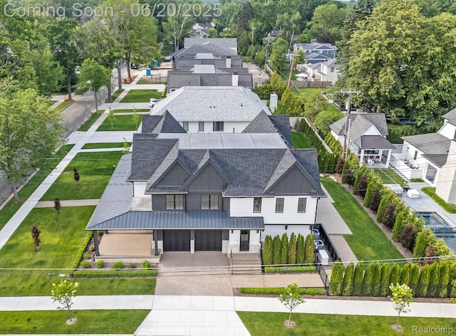 1120 Lyonhurst St, Birmingham, MI 48009 - aerial view of residential area