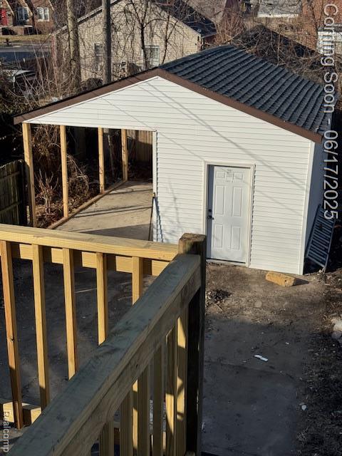 5215 Buckingham Ave, Detroit, MI 48224 - view of outdoor structure