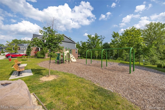 43629 Prospect Unit 102, Novi, MI 48375 - communal playground featuring a yard