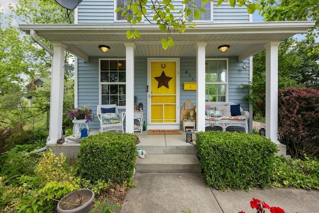 857 Kalamazoo St, South Haven, MI 49090 - entrance to property with covered porch