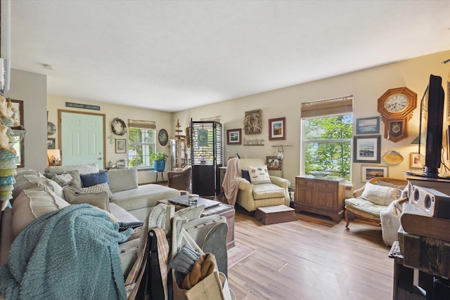 857 Kalamazoo St, South Haven, MI 49090 - living area featuring wood finished floors