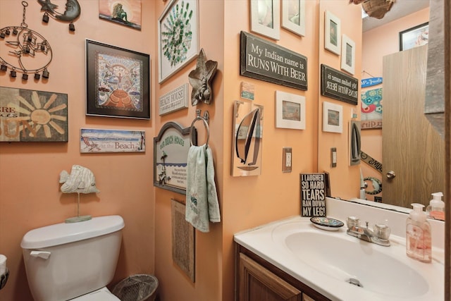 857 Kalamazoo St, South Haven, MI 49090 - half bath with vanity and toilet