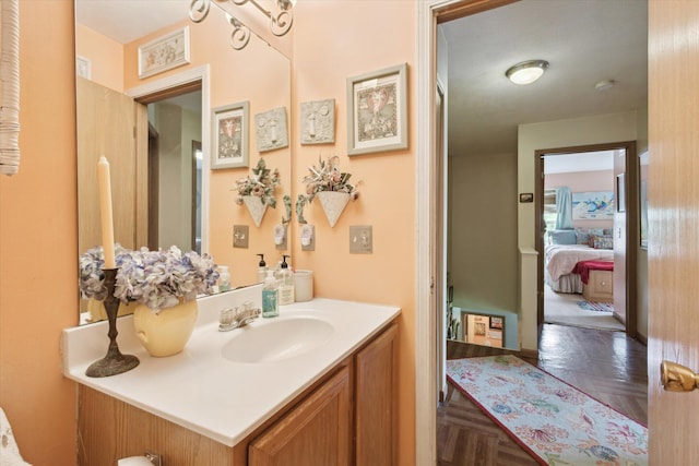 857 Kalamazoo St, South Haven, MI 49090 - bathroom featuring vanity