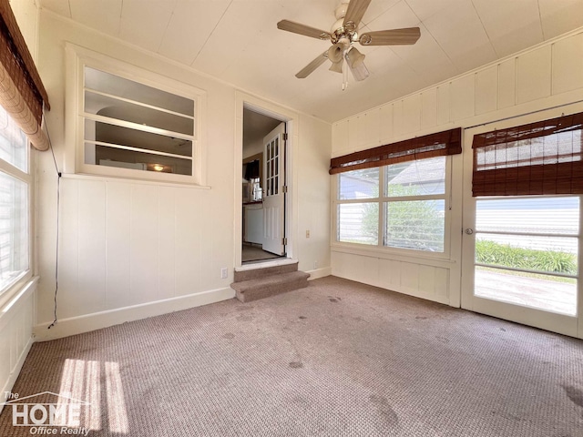 435 Brandon St, Owosso, MI 48867 - view of unfurnished sunroom