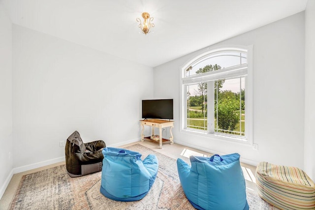 6143 Pheasant Ct, Berrien Springs, MI 49103 - sitting room with carpet flooring