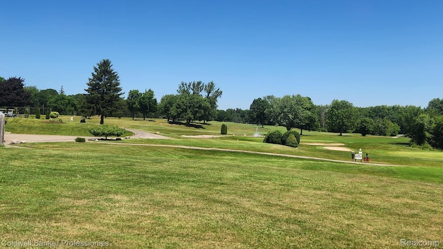 6087 Davison Rd, Byron, MI 48509 - view of property's community featuring a yard and view of wooded area