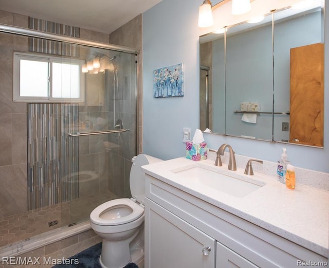 5820 Houghten Dr, Troy, MI 48098 - full bathroom featuring vanity and a shower stall