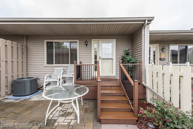 62622 Raleigh Ct Unit 4, South Lyon, MI 48178 - view of wooden deck