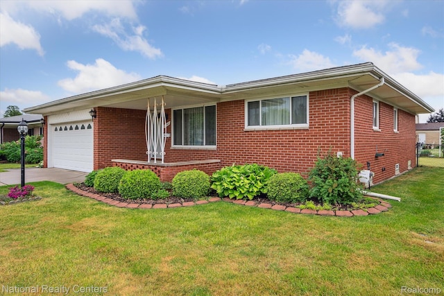 13142 Boca Grande Dr, Sterling Heights, MI 48312 - view of front of property with brick siding, an attached garage, and concrete driveway