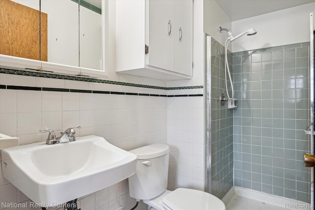 13142 Boca Grande Dr, Sterling Heights, MI 48312 - full bathroom with tile walls and a tile shower