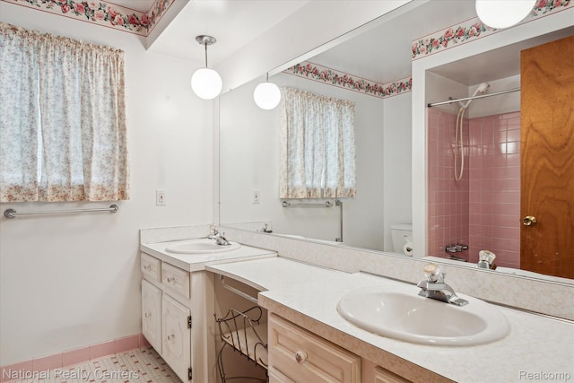 13142 Boca Grande Dr, Sterling Heights, MI 48312 - bathroom featuring double vanity and tile patterned floors